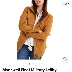 ISO NOT FOR SALE: Madewell fleet jacket in XL (Egyptian Gold)